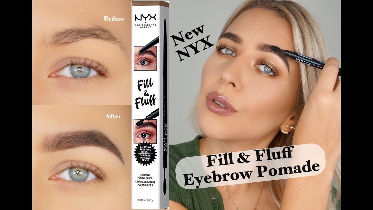NYX PROFESSIONAL MAKEUP Fill & Fluff Eyebrow Pomade Pencil,