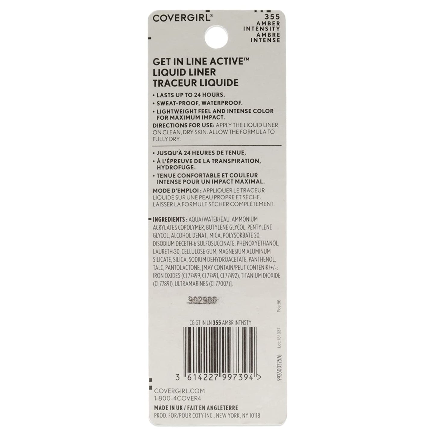 COVERGIRL Get in Line Active Eyeliner,