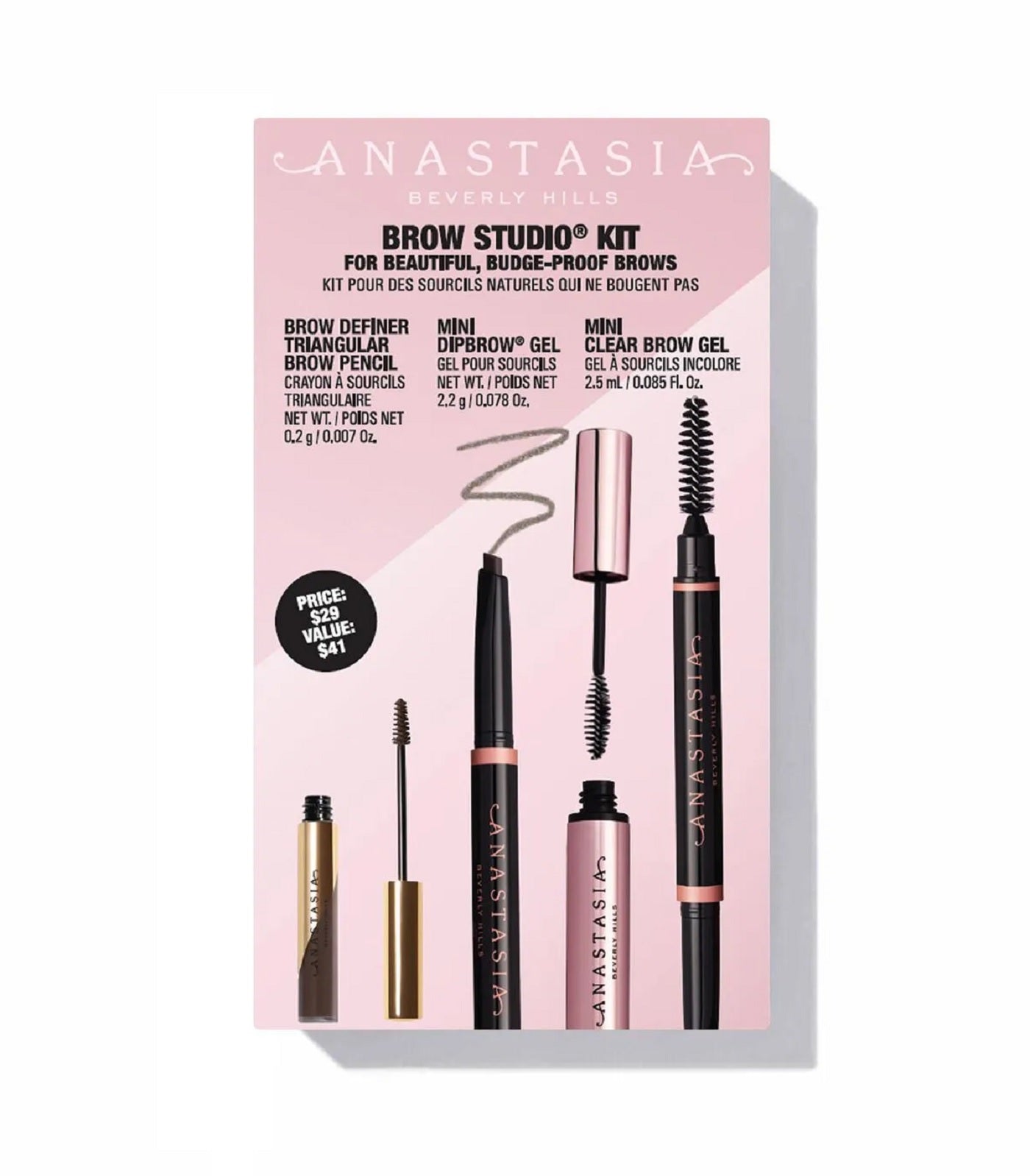 Anastasia Beverly Hills Brow Studio® Kit- Ebony,