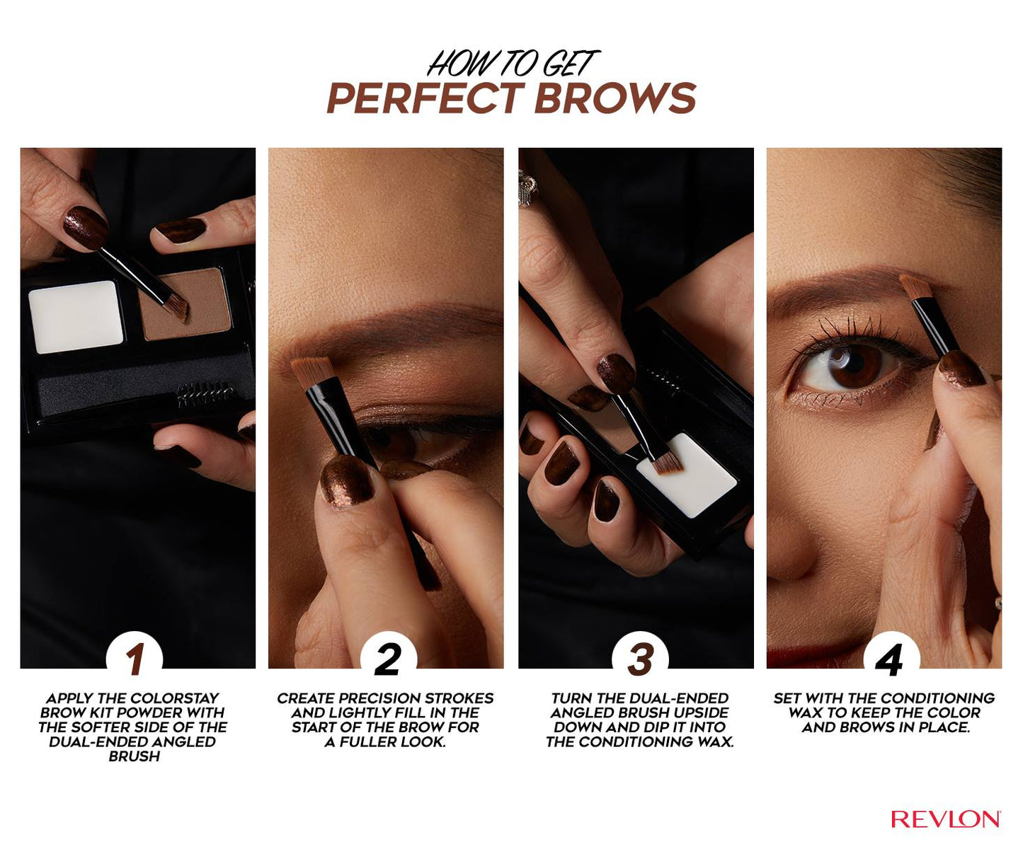 Revlon Color Stay 24 Hrs. Brow Kit,
