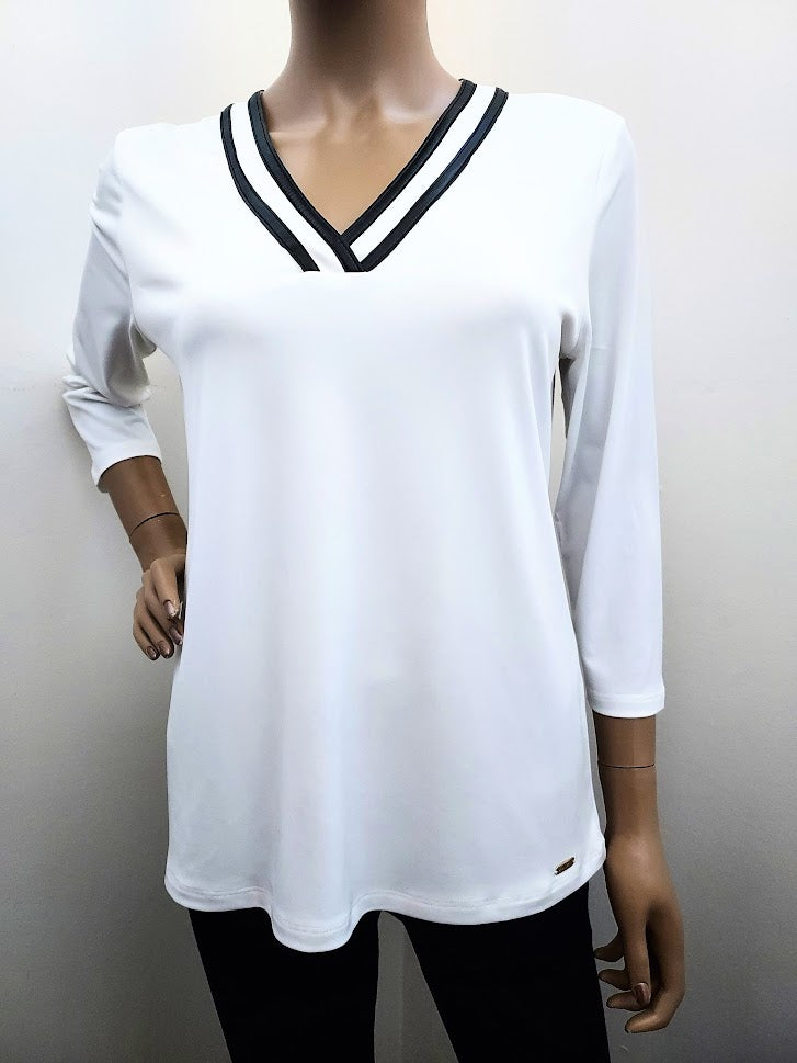 Calvin Klein V-Neck Top, Size M