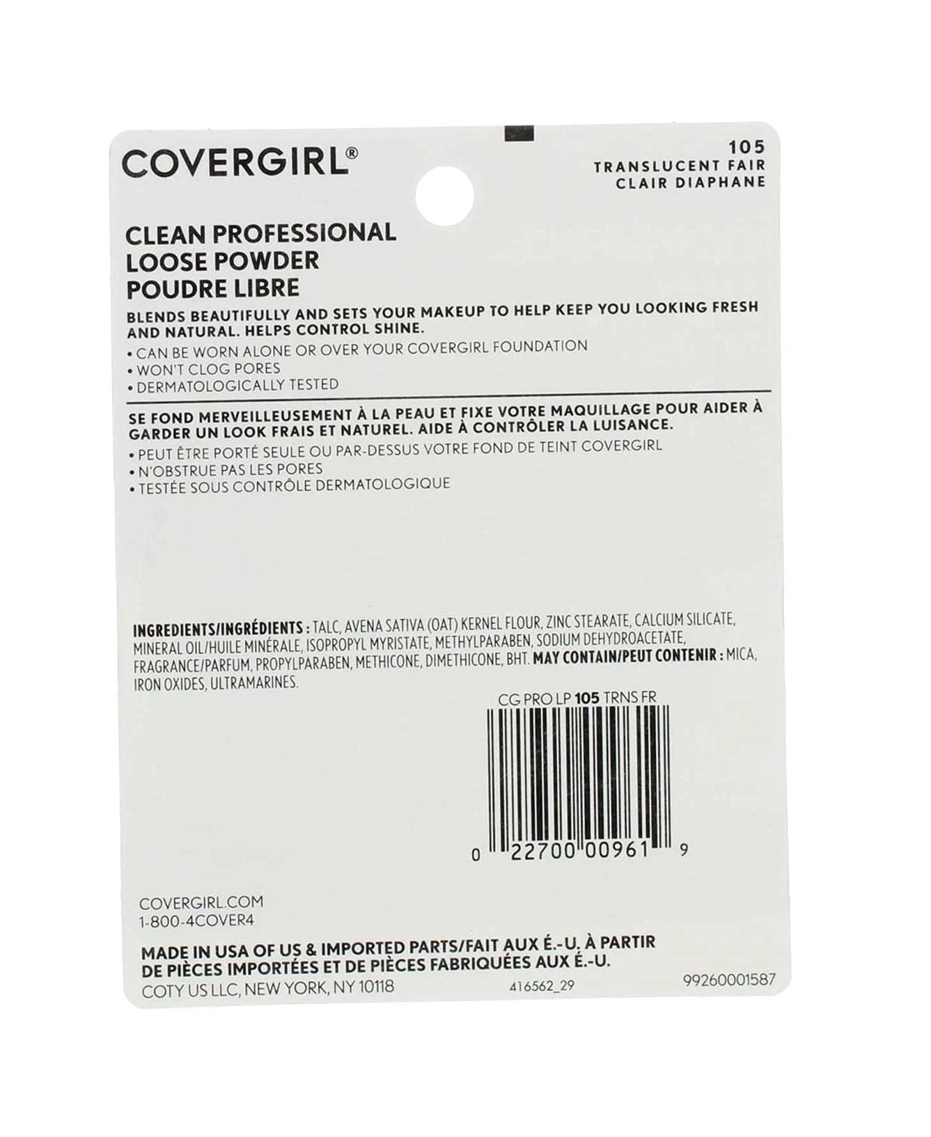 COVERGIRL Clean Professional Loose Powder For Normal Skin,