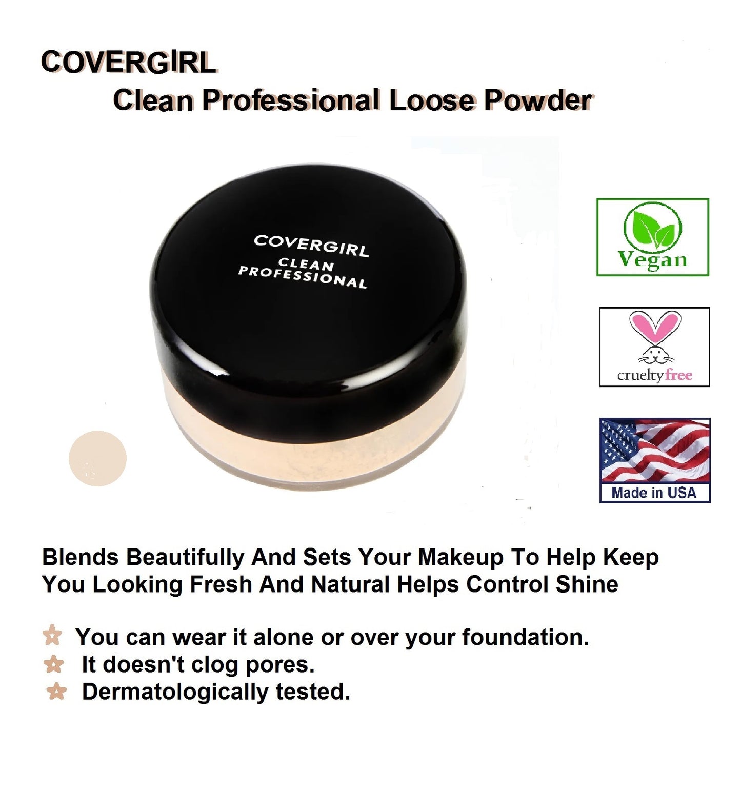 COVERGIRL Clean Professional Loose Powder For Normal Skin,