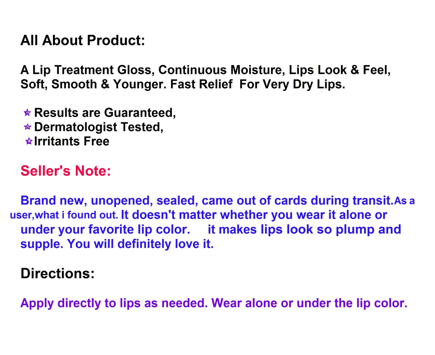 SALLY HANSEN Diamond Lip Treatment Gloss, 6698-01
