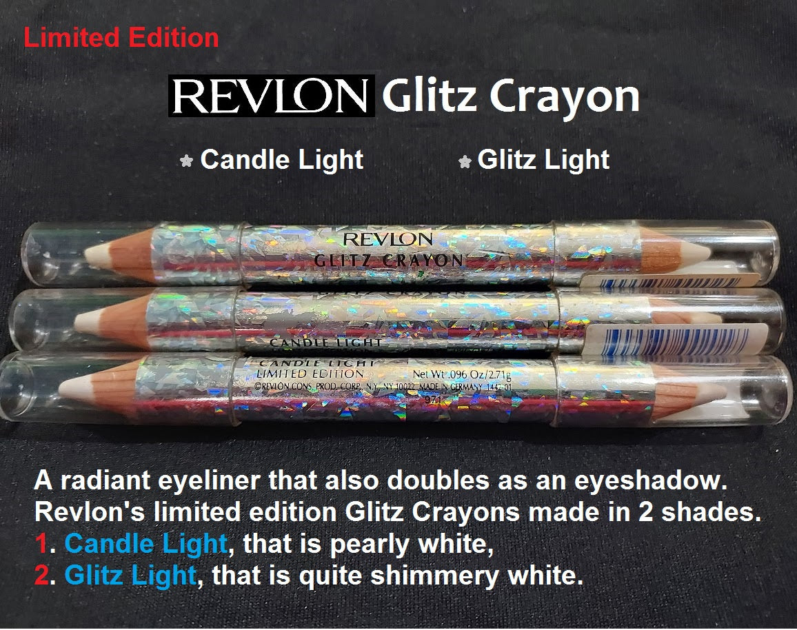Revlon Limited Edition Glitz Crayon, Shimmer Eyeliner, Eyeshadow,
