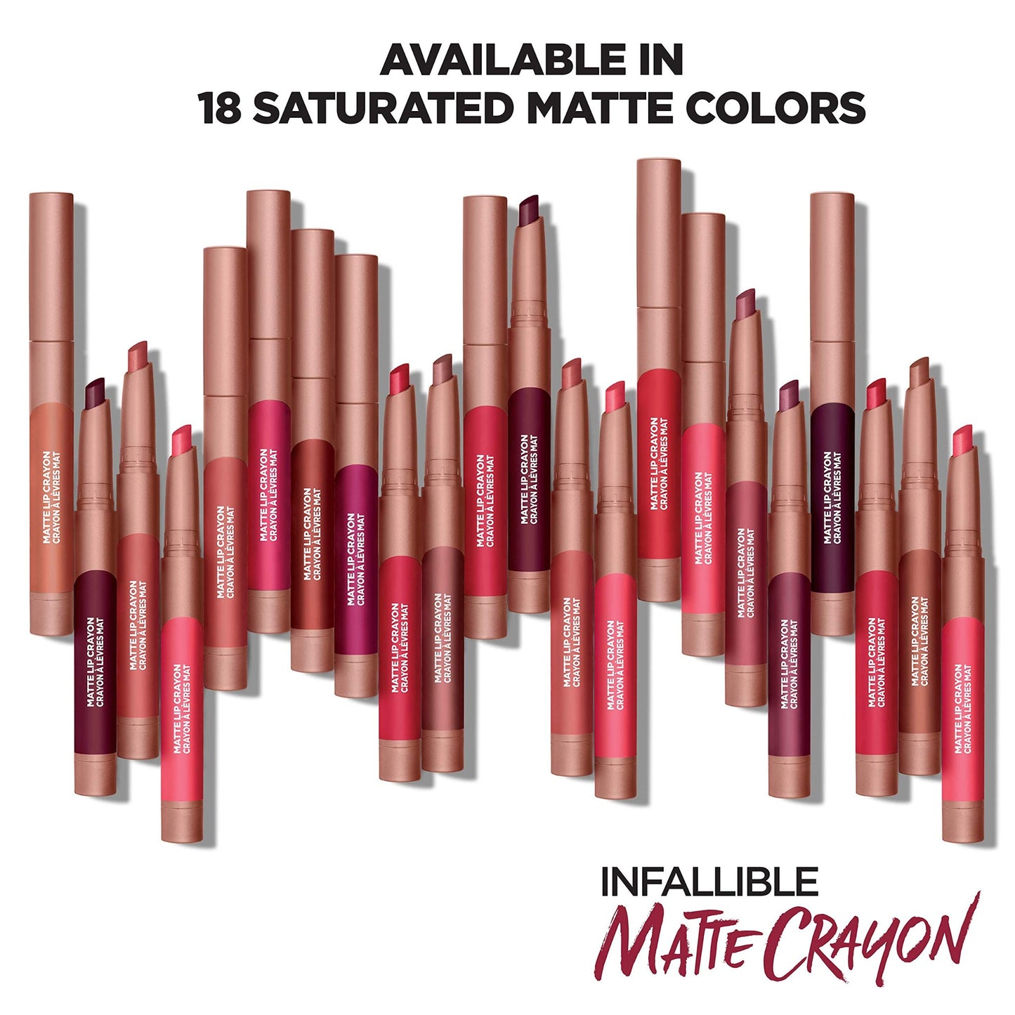 L'Oreal Paris Infallible Matte Lip Crayon,