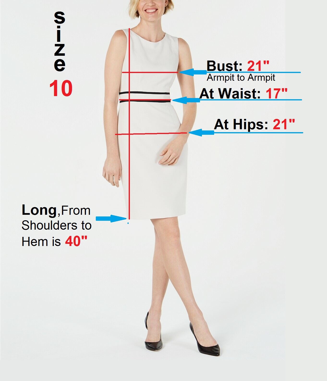 Kasper Piped Crepe Sheath Dress, Size 10