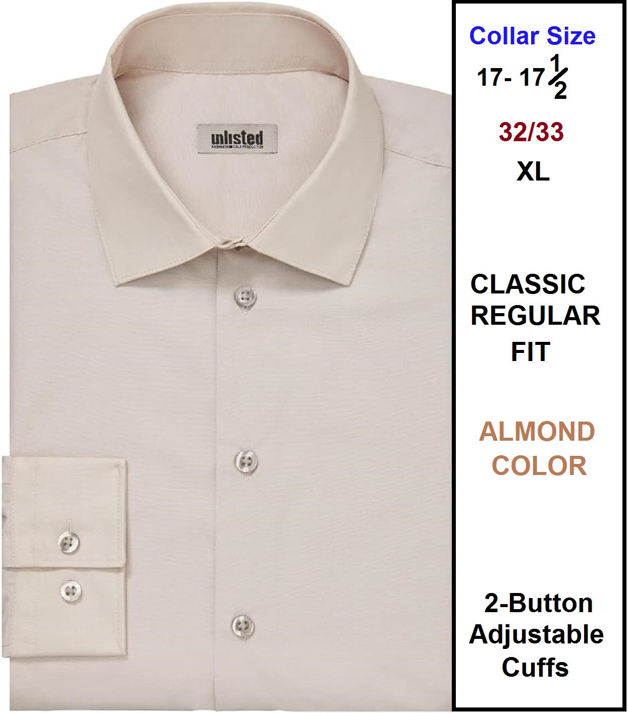 Kenneth Cole Unlisted Men's Classic/Regular-Fit Dress Shirt,