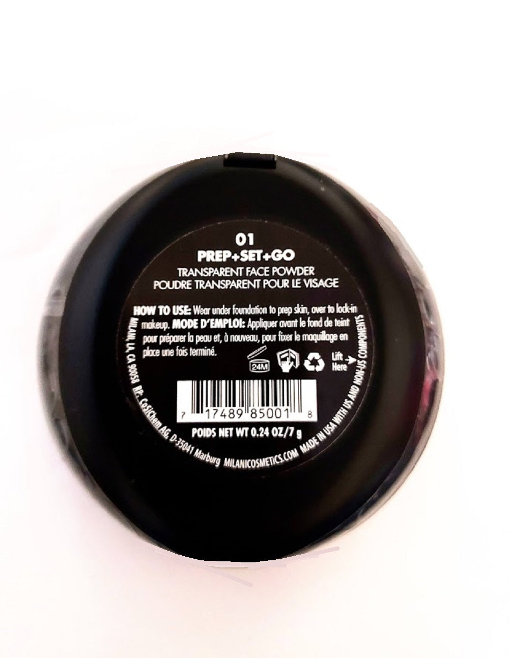 Milani Prep + Set + Go Transparent Face Powder, # 01