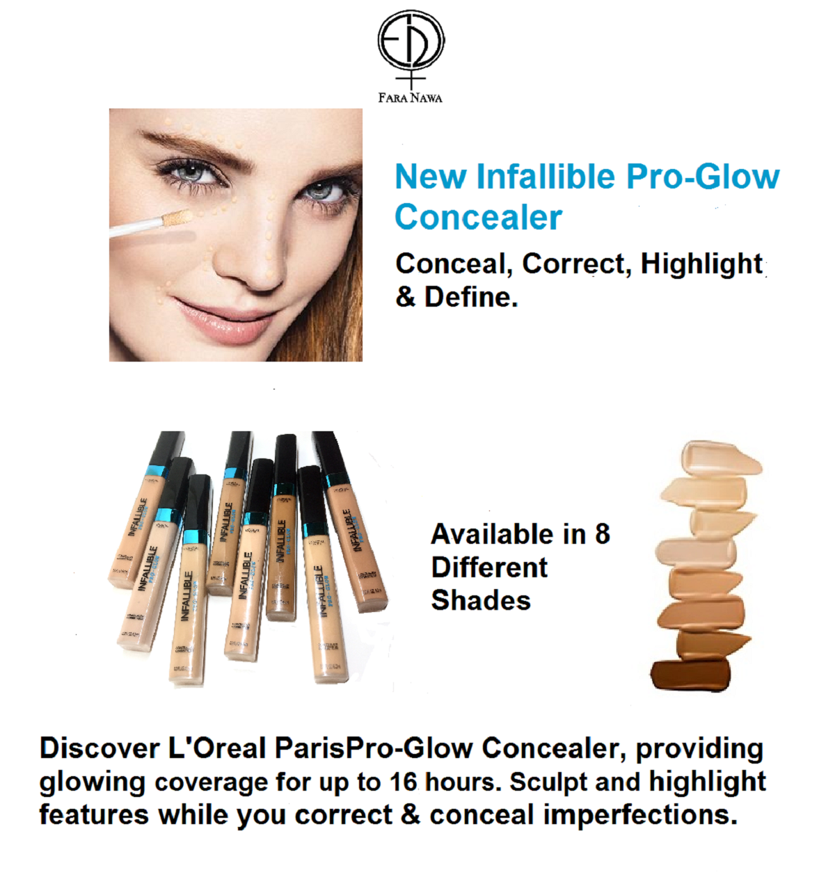 L'Oreal Paris Infallible Pro Glow Concealer,