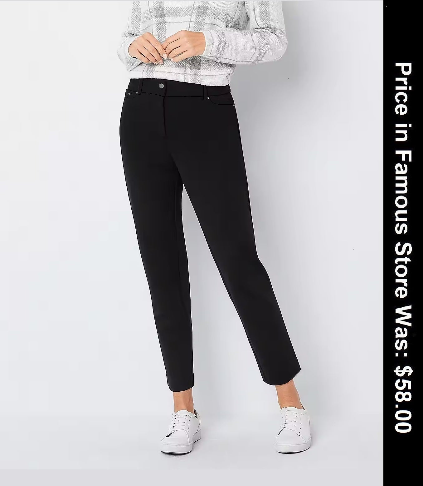 Rafaella Slim Ankle 5 Pockets Pants, Size 12