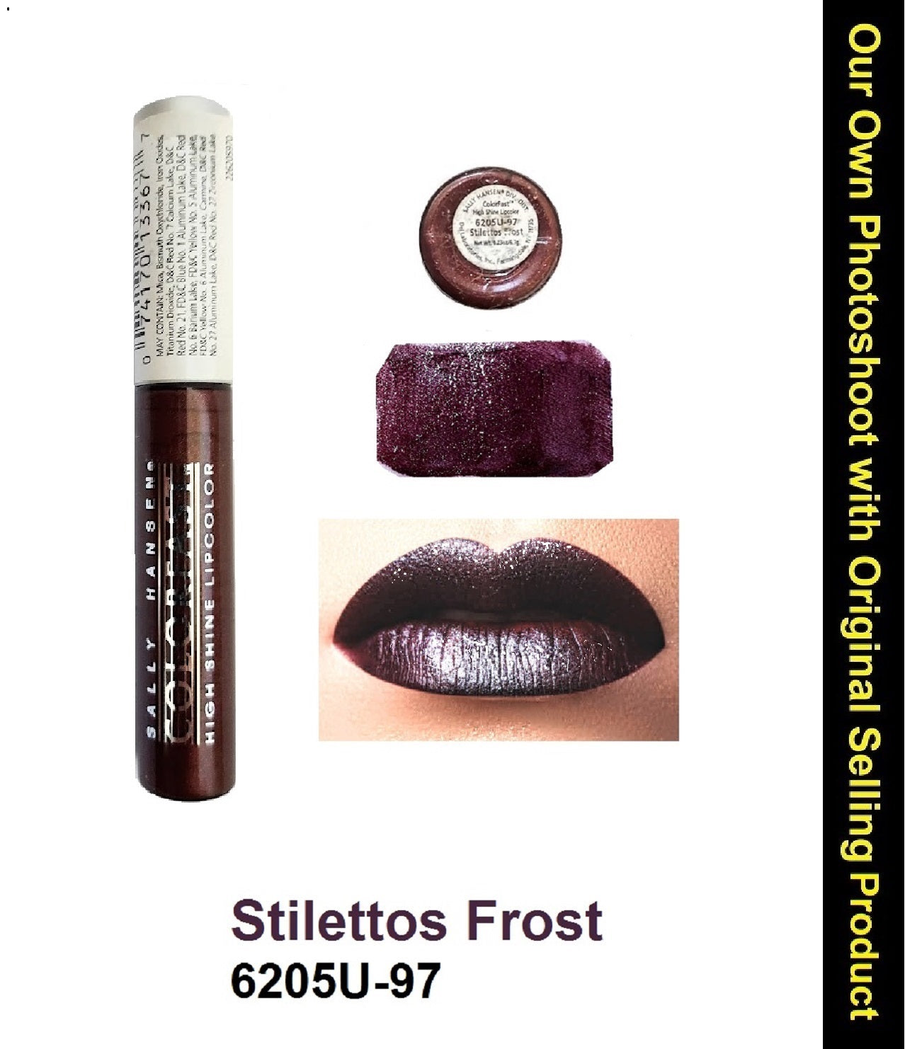 Sally Hansen Colorfast High Shine Lipcolor/ Lip Gloss,