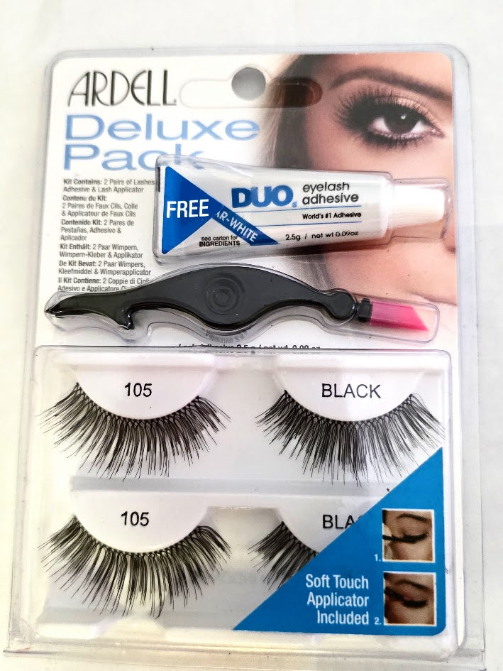 Ardell Deluxe Pack 105 with Applicator, Lot of 2