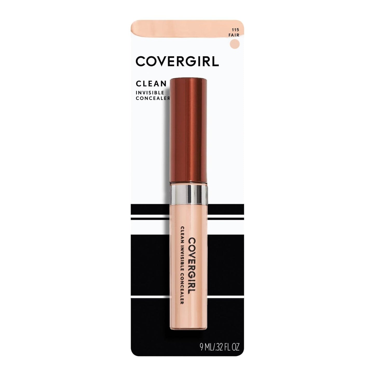 Covergirl Clean Invisible Concealer, Lightweight, Hydrating, Vegan Formula,