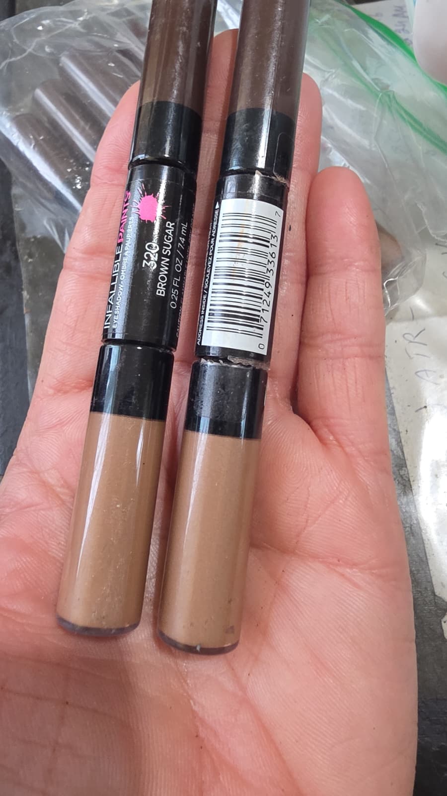 2X L Oreal Paris Infallible Paints Eye Shadow, Brown Sugar #320