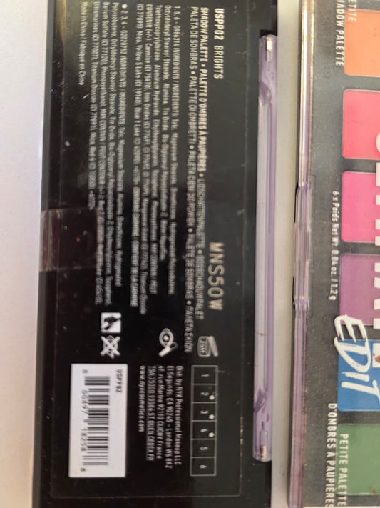 2X NYX Ultimate Edit Petite Shadow Palette, USPP02 BBRIGHTS