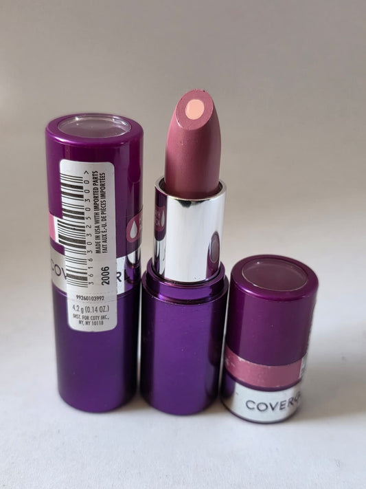 2X COVERGIRL Simply Ageless Moisture Renew Core Lipstick, 250 Gracious Pink