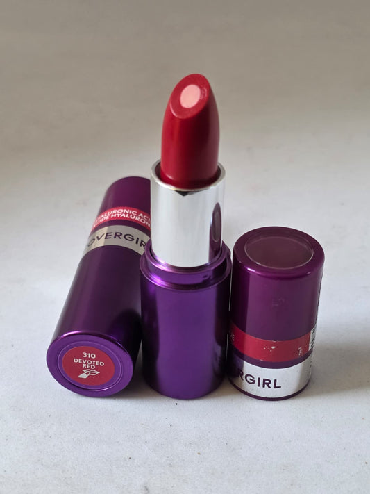 2X COVERGIRL Simply Ageless Moisture Renew Core Lipstick, 310 Devoted Red