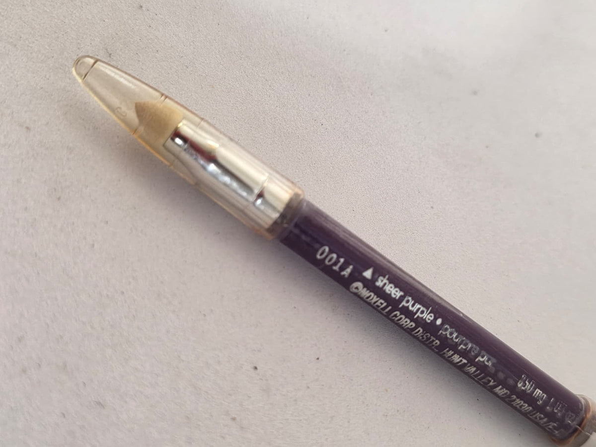 COVERGIRL Perfect Blend Pencil Crayon w/ Smudger, Sheer Purple | HARD TO FIND