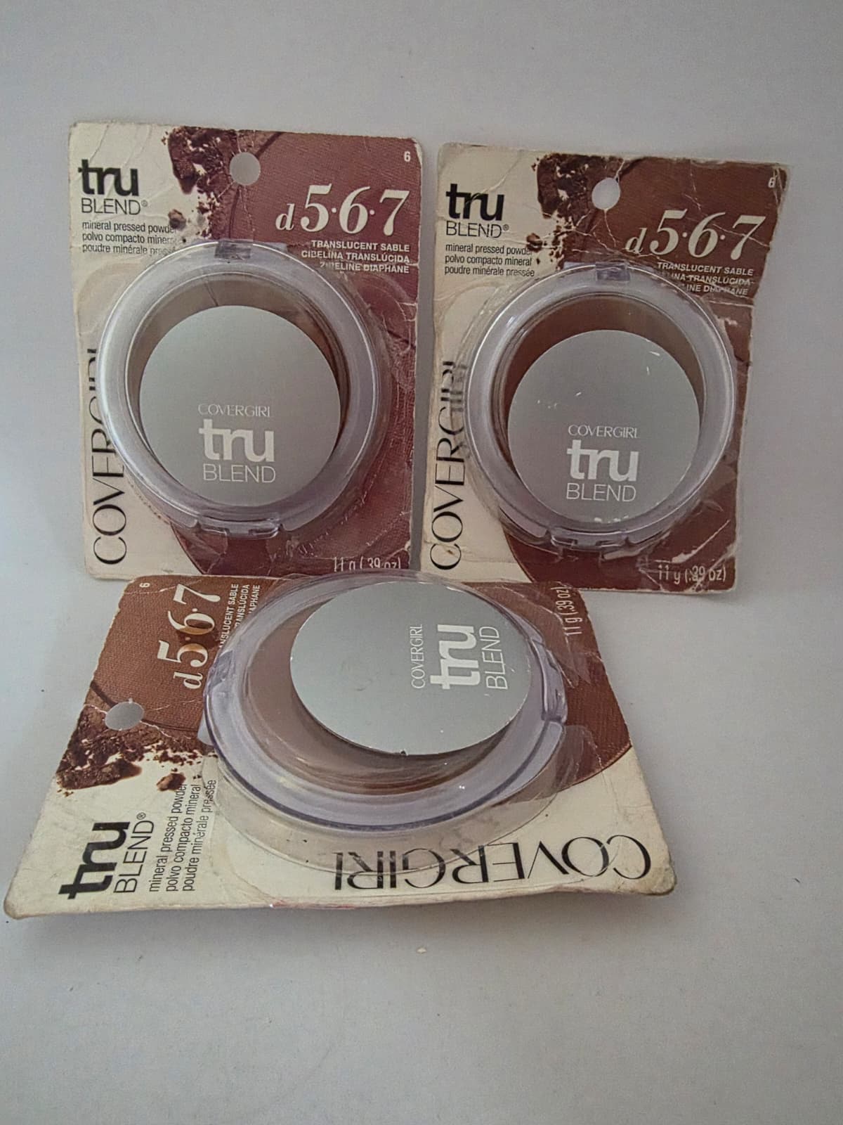 3X CoverGirl TruBlend Mineral Pressed Powder – Translucent Sable