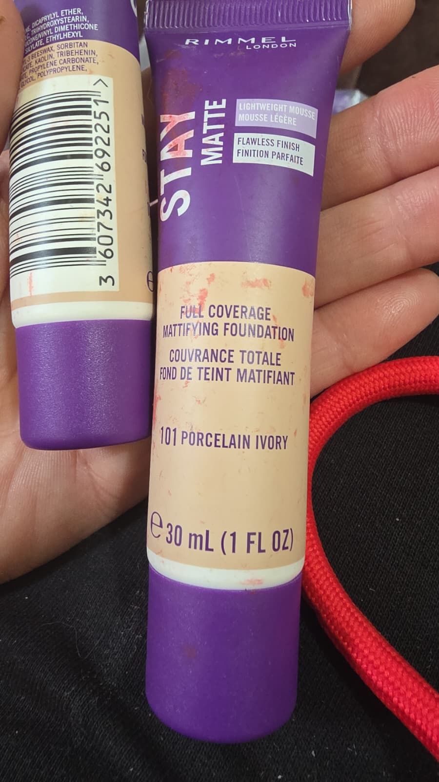 2X Rimmel London Stay Matte Foundation, 101 Porcelain Ivory