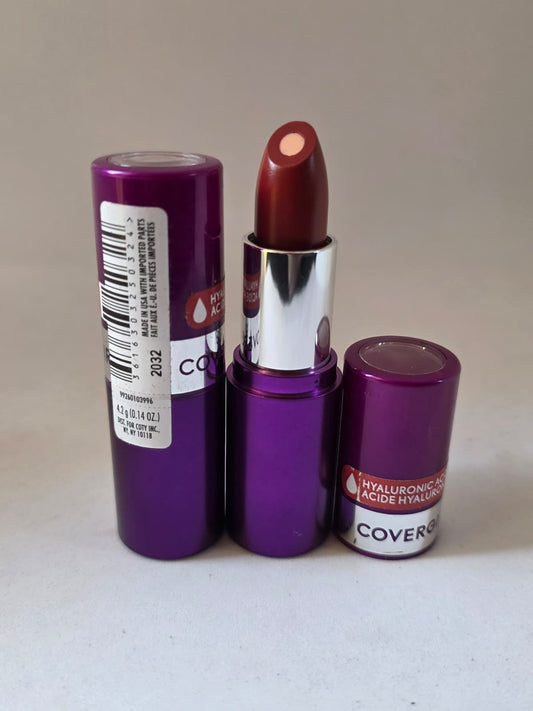 2X COVERGIRL Simply Ageless Moisture Renew Core Lipstick, 330 Brave Burgundy