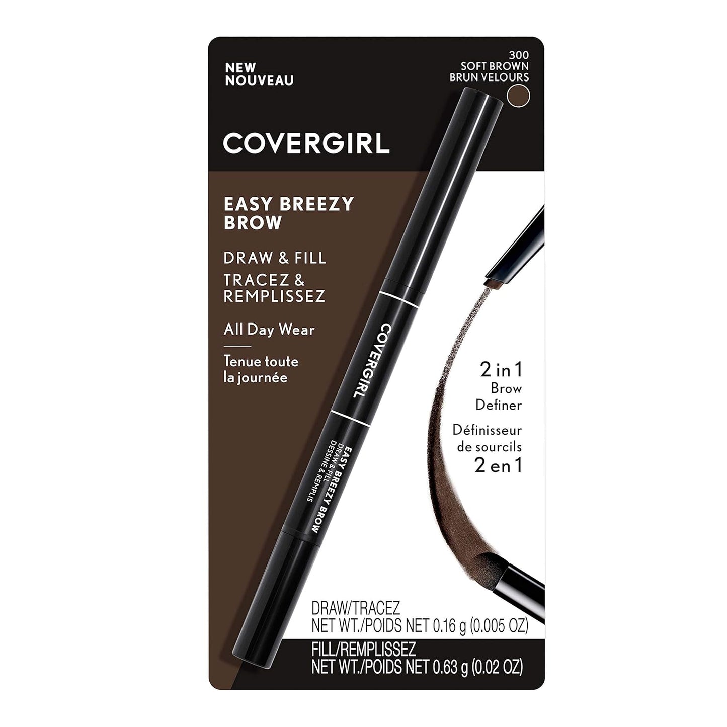 COVERGIRL - Easy Breezy Brow Draw & Fill, easy shaping & defining your brows,