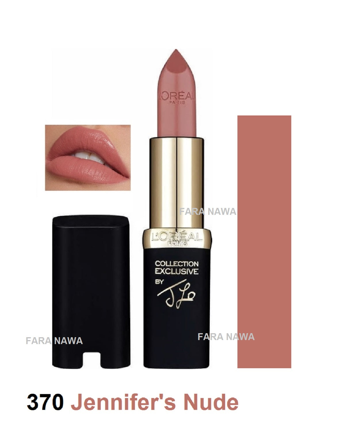 L'Oreal Paris Color Riche Collection Exclusive Lipstick, 370 Jennifer's Nude