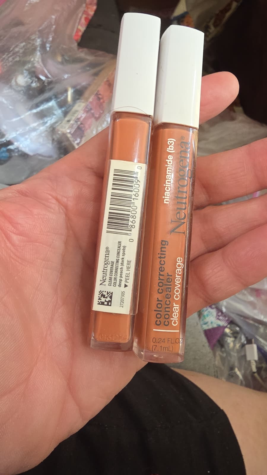 2X Neutrogena Clear Coverage Color Correcting Concealer Makeup
