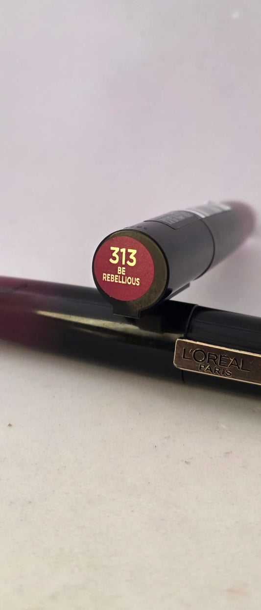 3X L'Oréal Paris Rouge Signature Matte Liquid Lipstick, 313 Be Rebellious