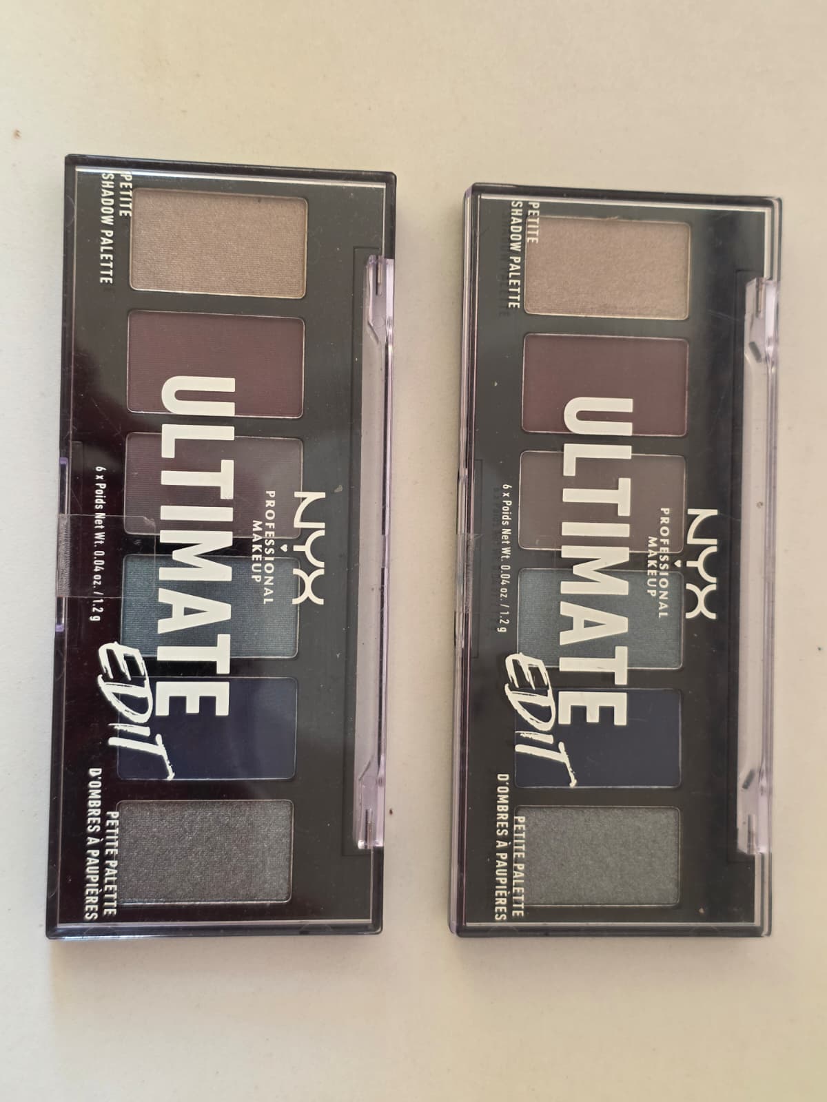 2X NYX Ultimate Edit Petite Shadow Palette, USPP04 Ash