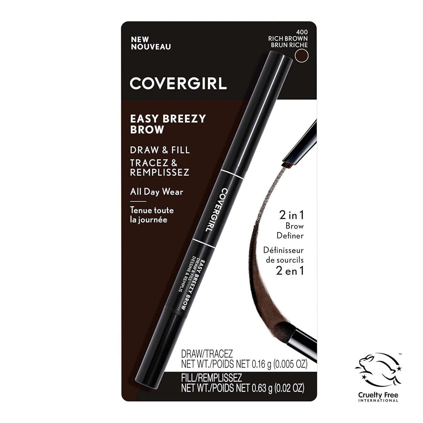 COVERGIRL - Easy Breezy Brow Draw & Fill, easy shaping & defining your brows,