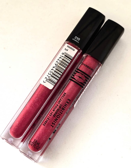 2X COVERGIRL Exhibitionist Lip Gloss, 210 Gurrrlll