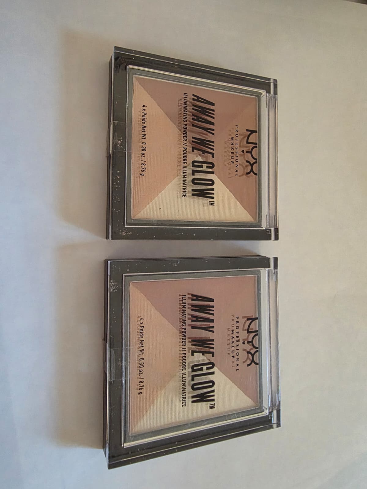 2X NYX Professional Makeup Away We Glow Illuminating Powder – Shimmer Thrill