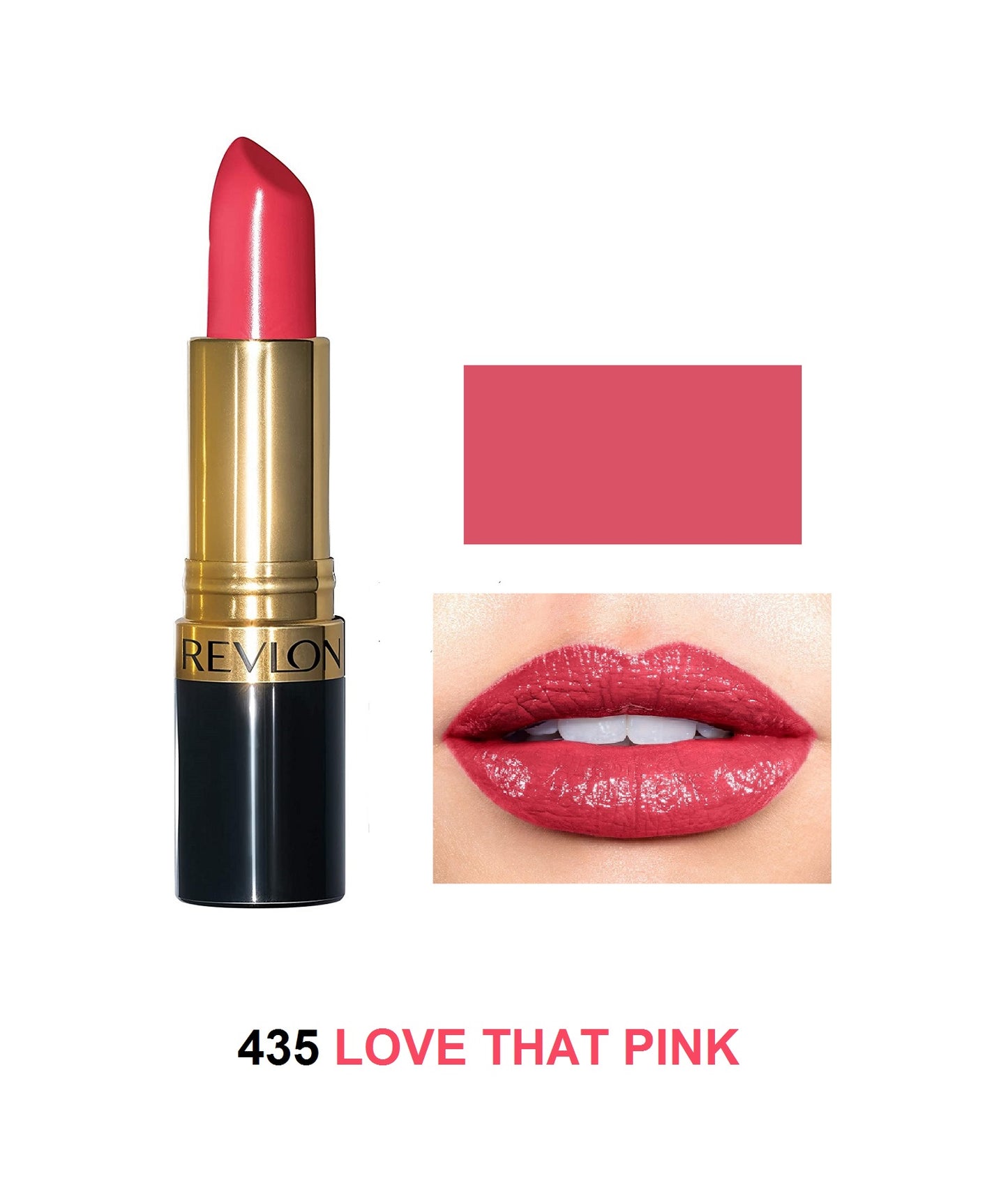 Revlon Super Lustrous Lipstick, 405 Silver City Pink - 525 Wine With Everything,