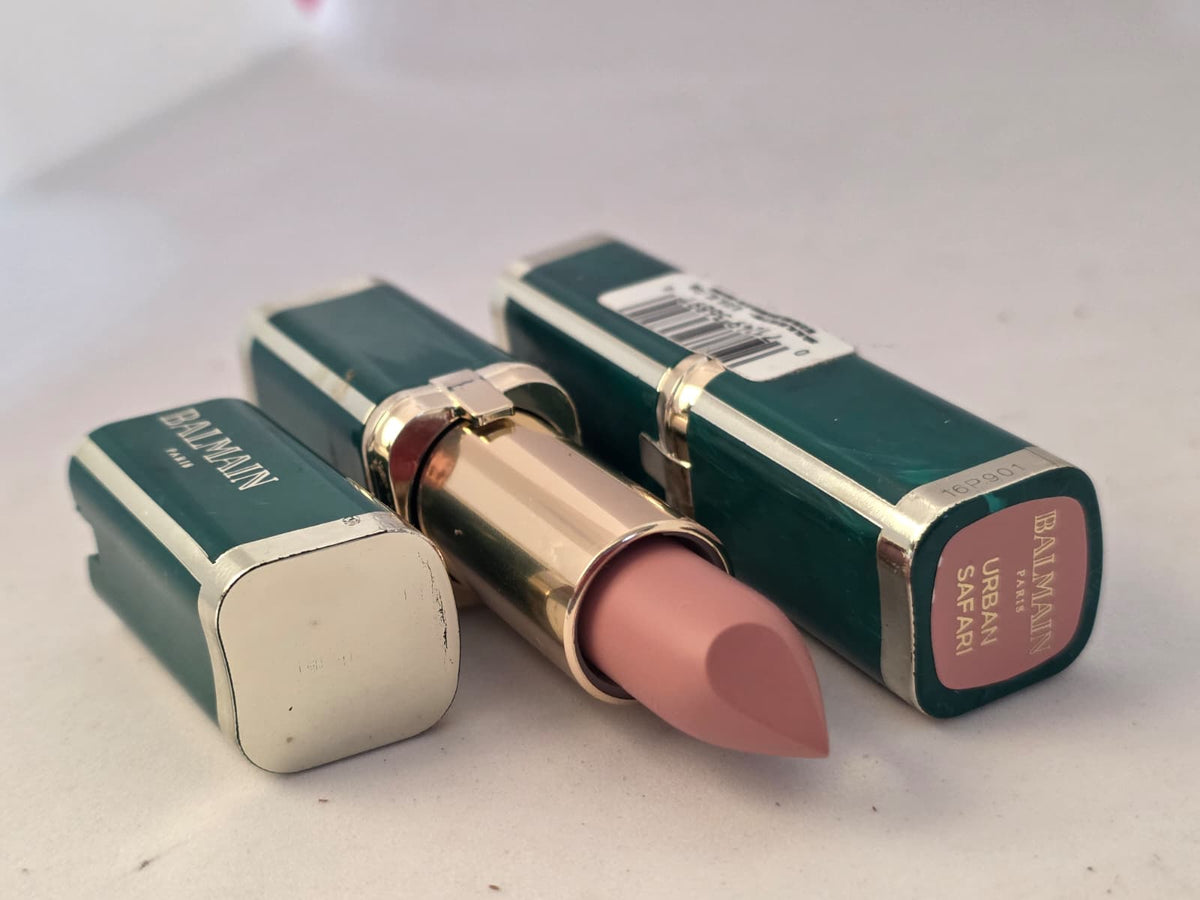 2X L’Oréal Paris x Balmain Limited  Edition Lipstick, #647 Urban Safari