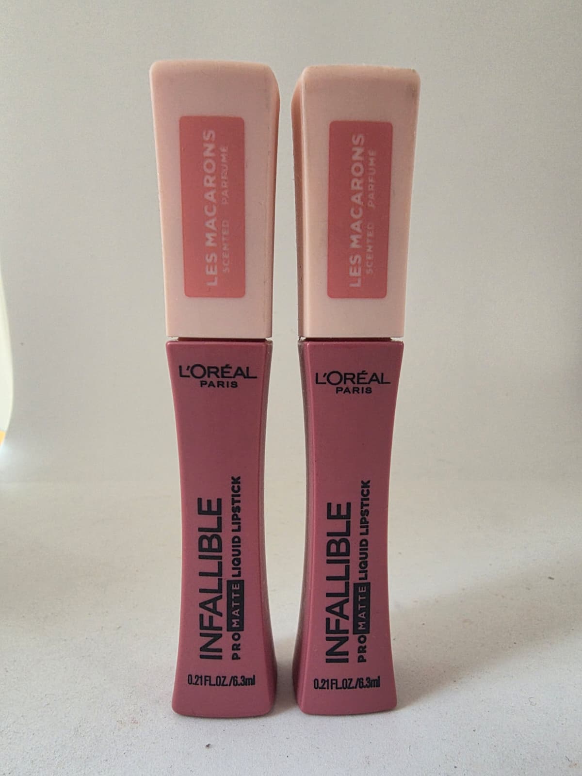 2X L'Oréal Paris Infallible Pro-Matte Liquid Lipstick Les Macarons, #820 Praline De Paris