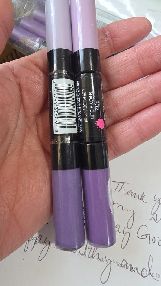 2X L'Oreal Paris Infallible Paints Eye Shadow, Shady Violet #302