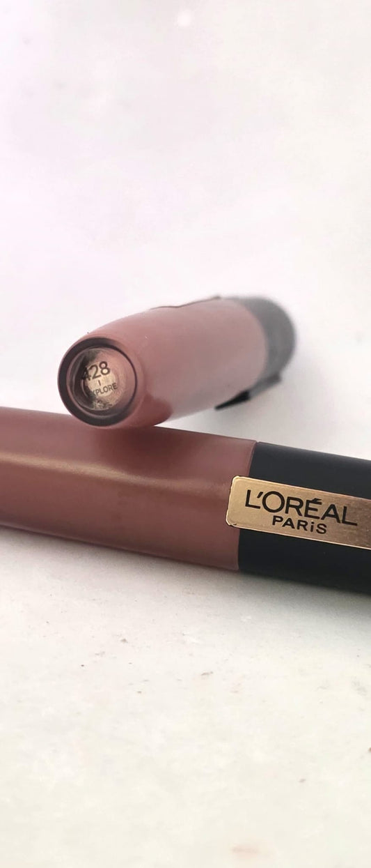 2X L'Oreal Paris Makeup Rouge Signature Matte Lip Stain Lipstick, 428 I Explore