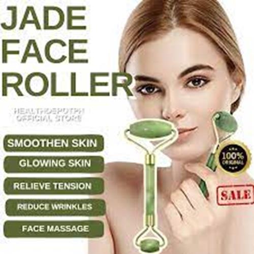 Wonder Jade Facial Roller Skincare Smooths And Tones Your Skin For Healthy Glow,