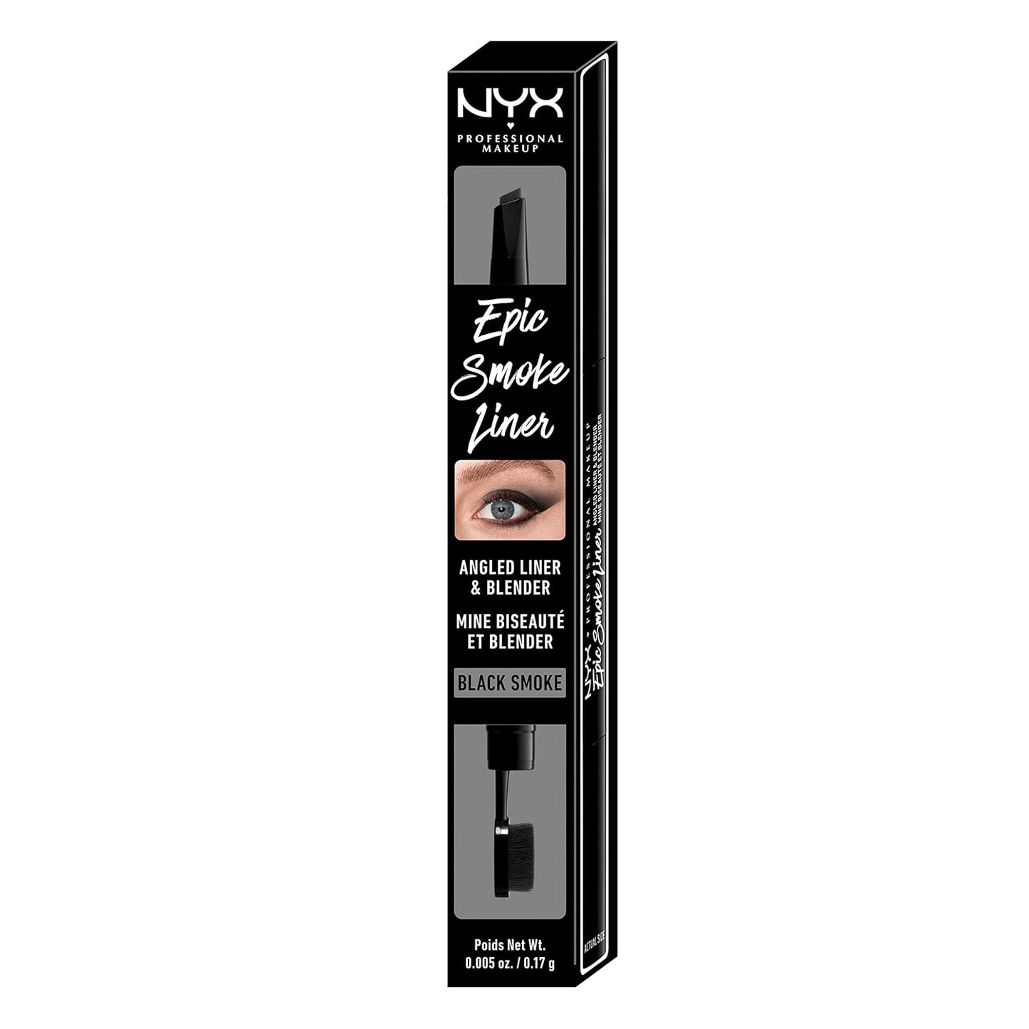 NYX Epic Smoke Liner, Vegan Smokey Eyeliner, Black Smoke