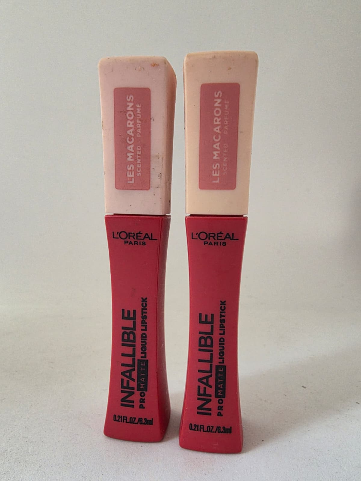 2X L'Oréal Paris Infallible Pro-Matte Liquid Lipstick Les Macarons, #828 Framboise Frenzy