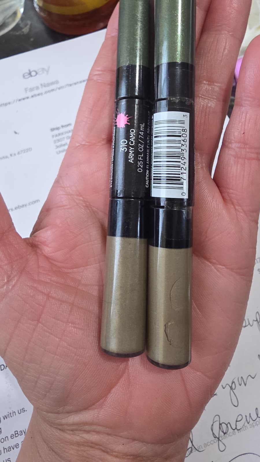 2X L'Oreal Paris Infallible Paints Eye Shadow, Army Camo #310