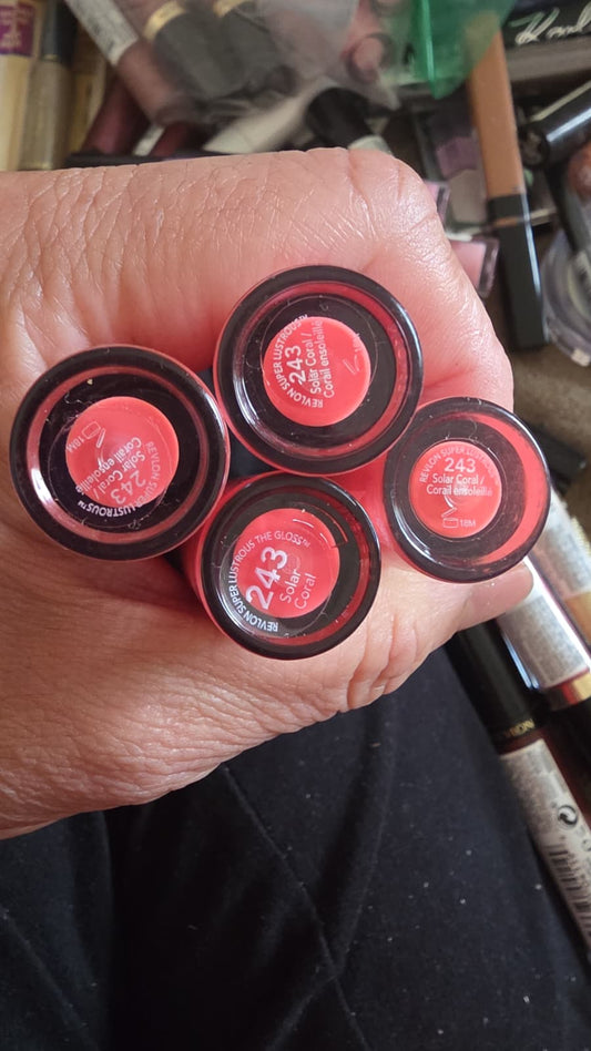 2X Revlon Super Lustrous The Gloss, 243 Solar Coral