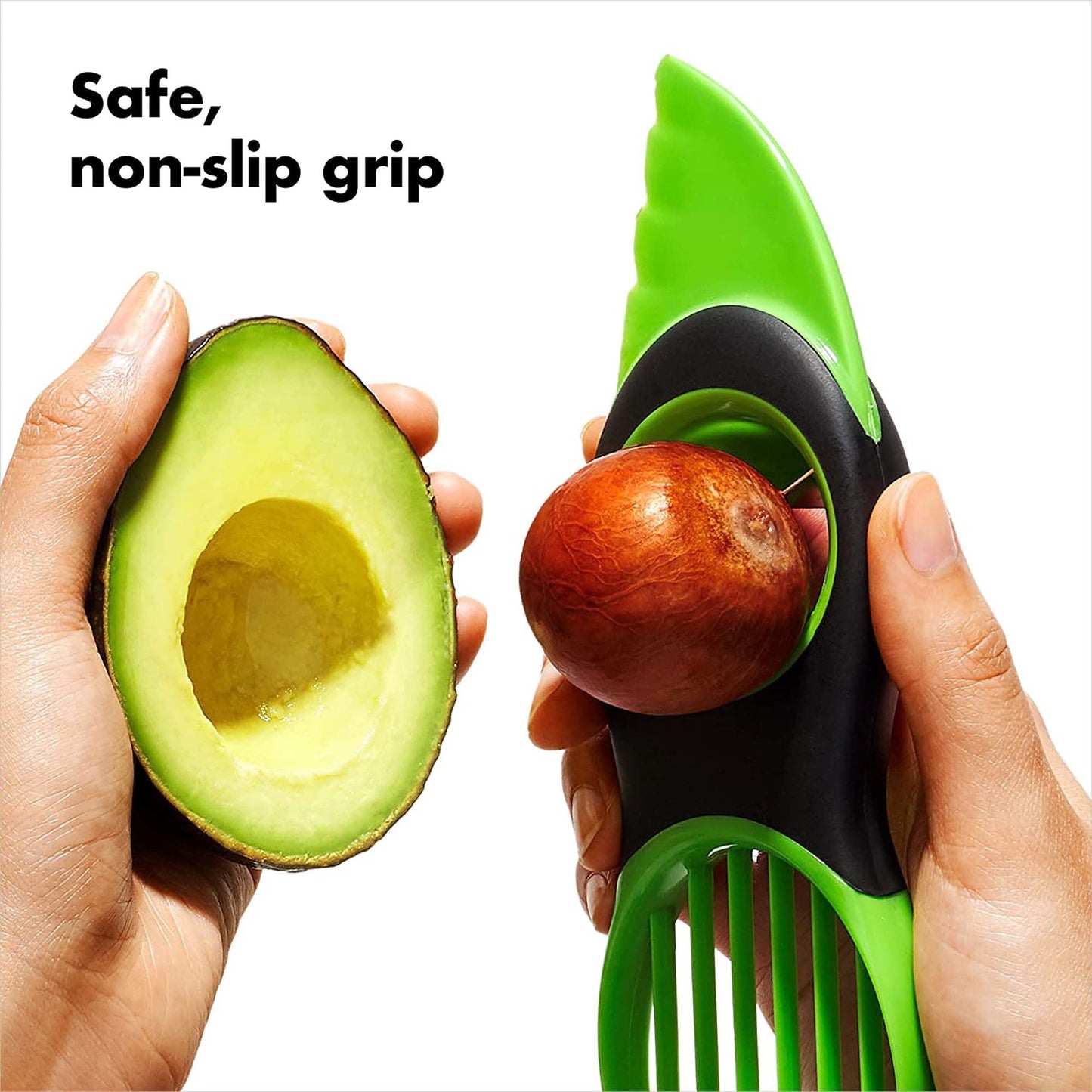 B Mirza Collections 3-in-1 Avocado Slicer,