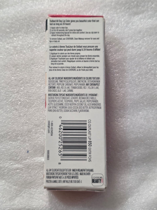 COVERGIRL Outlast All-Day Custom Reds Lip Color, Extraordinary Fuchsia