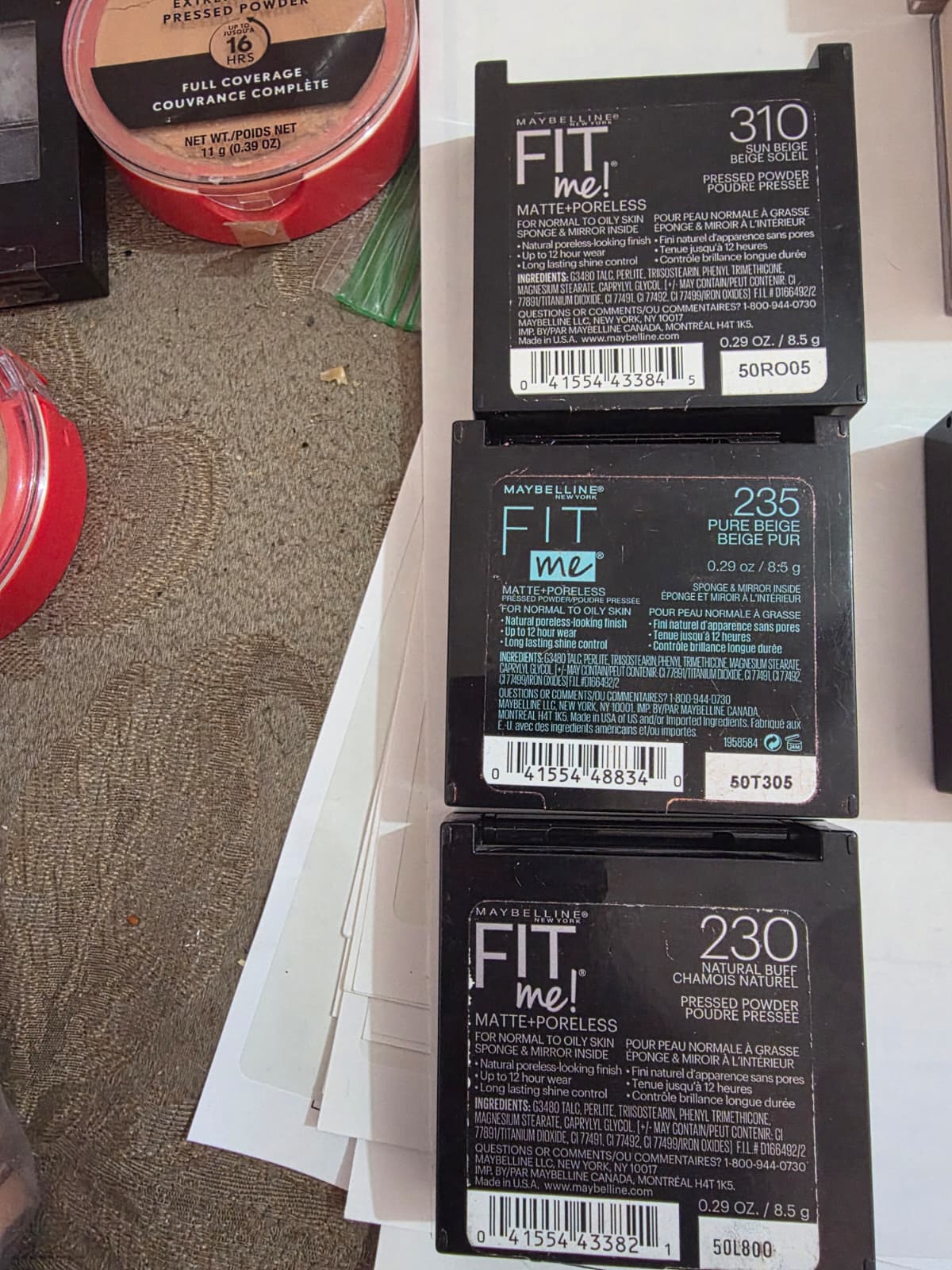 Maybelline Fit Me! Matte + Poreless Powder, 310 Sun Beige