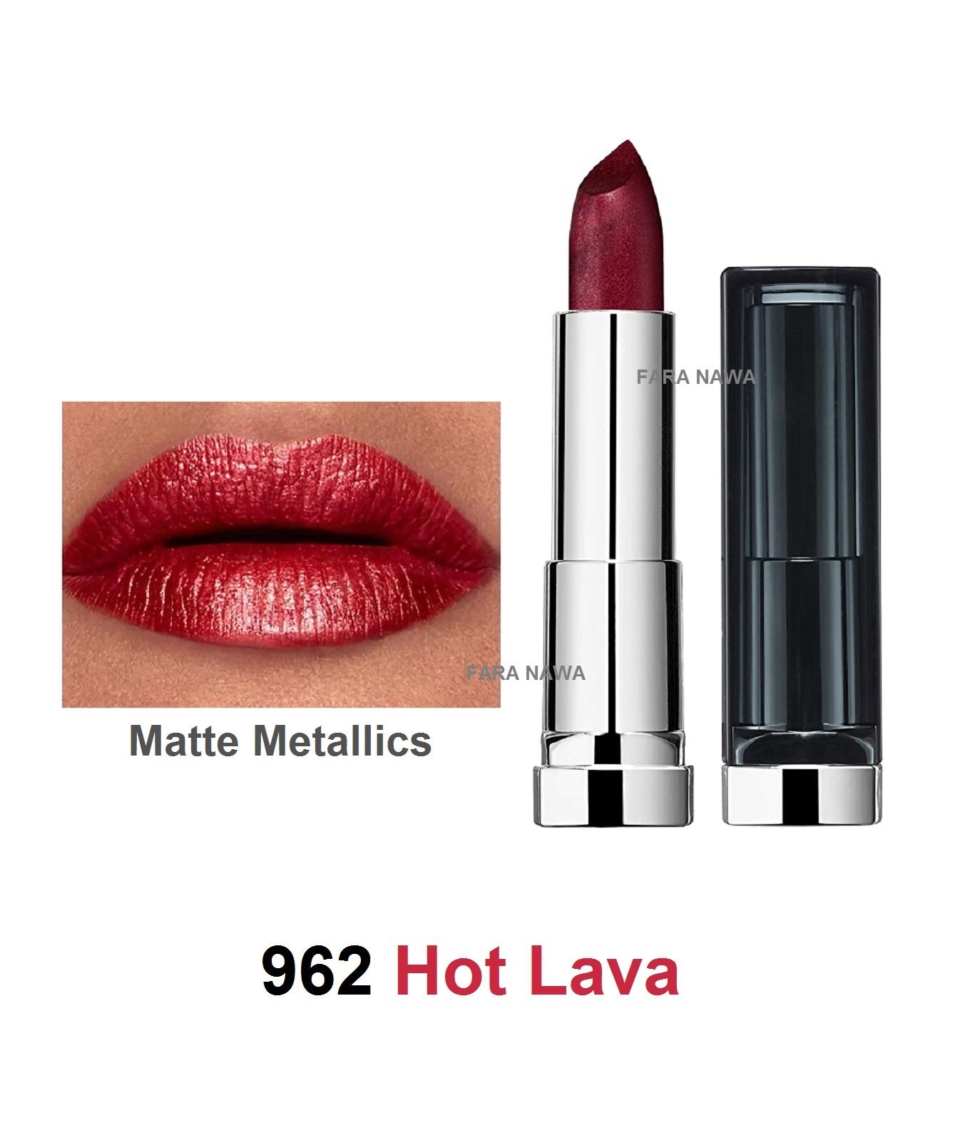 Maybelline New York Color Sensational Matte Metallics Lipstick,