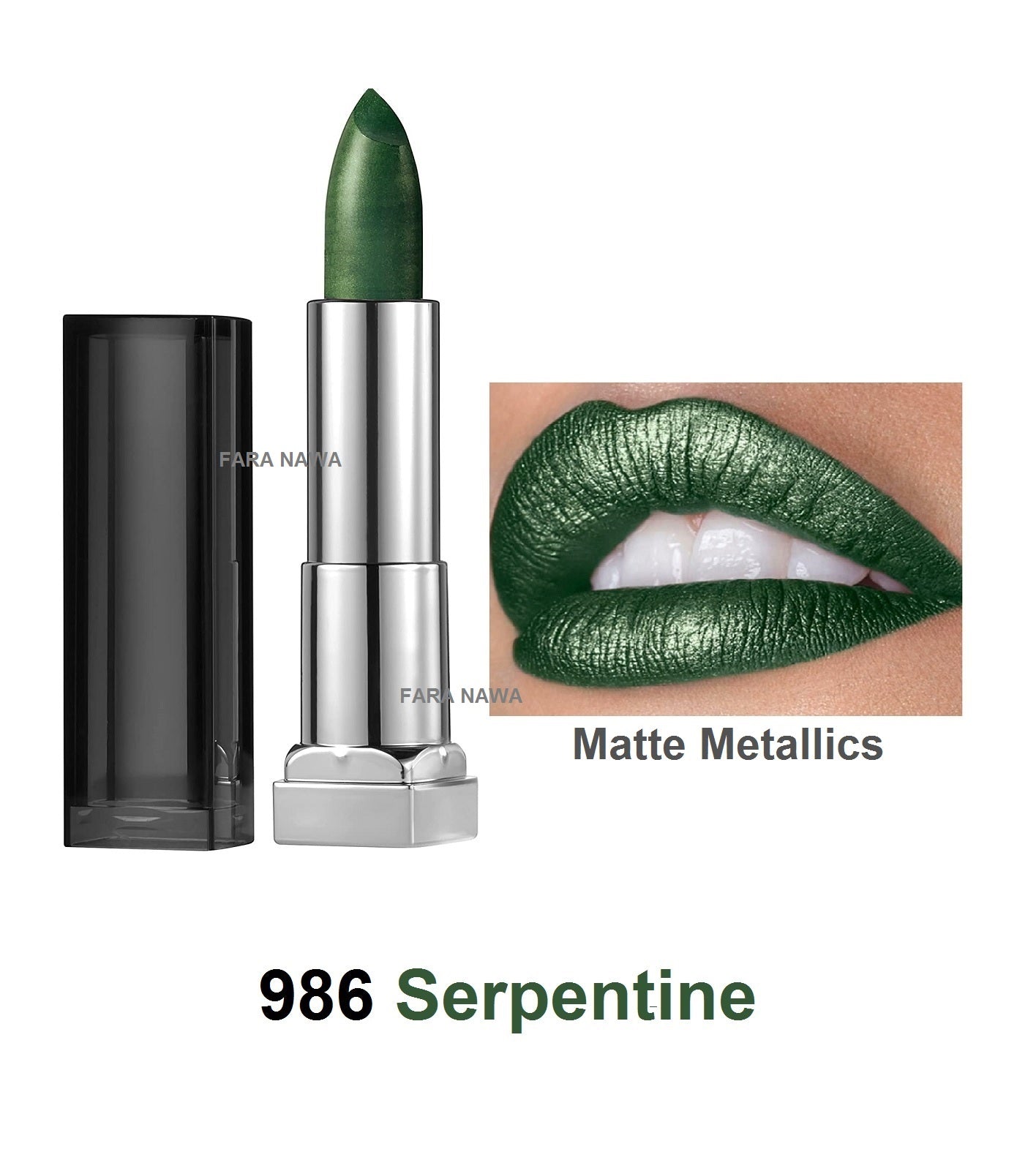 Maybelline New York Color Sensational Matte Metallics Lipstick,