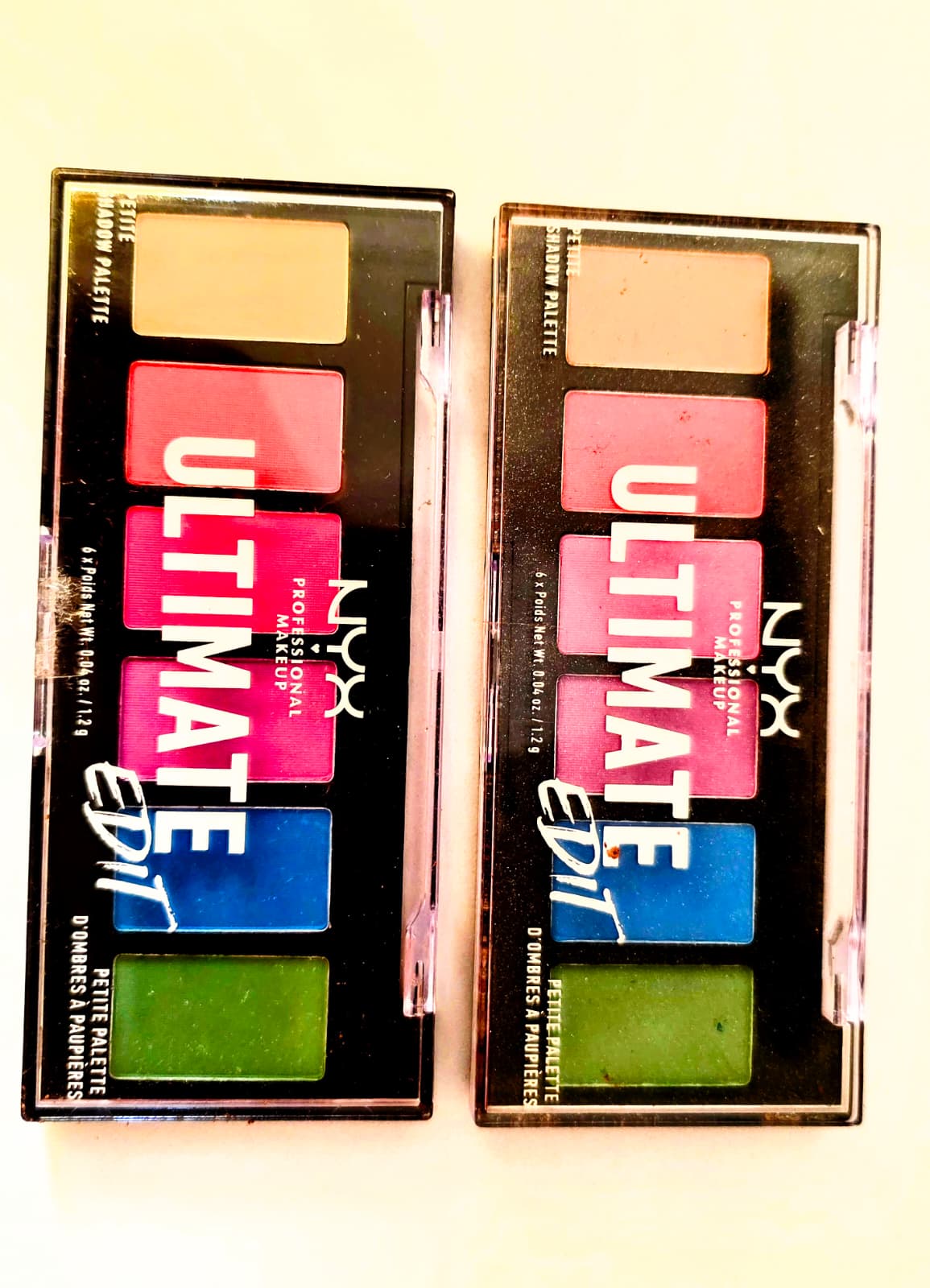 2X NYX Ultimate Edit Petite Shadow Palette, USPP02 BBRIGHTS